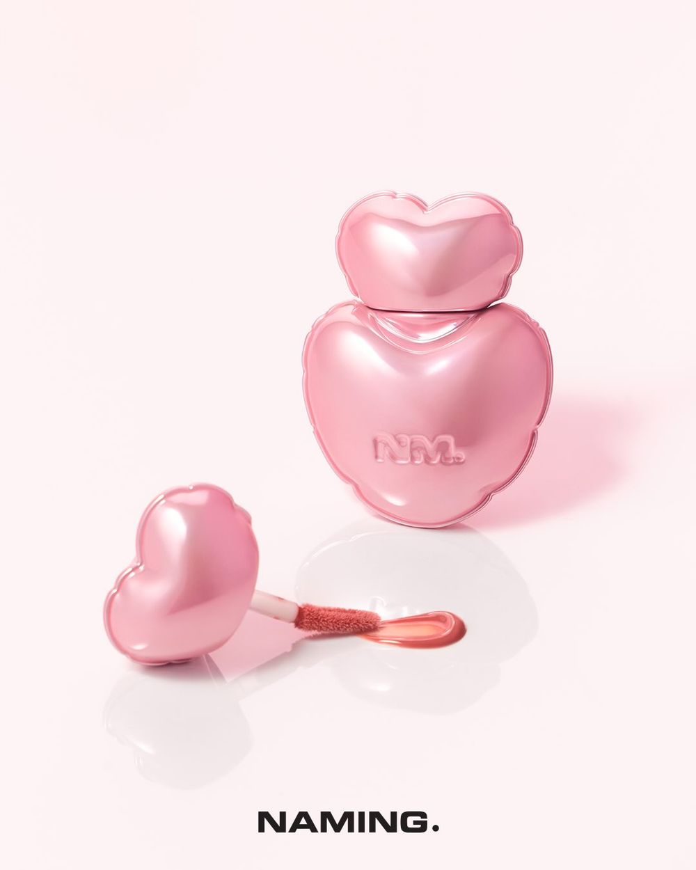 日妞瘋搶韓系小眾彩妝！NAMING.愛心胖胖瓶推澎潤唇蜜版，粉嫩亮面氣球外殼夢幻指數破表，只在「日本獨賣」！-5