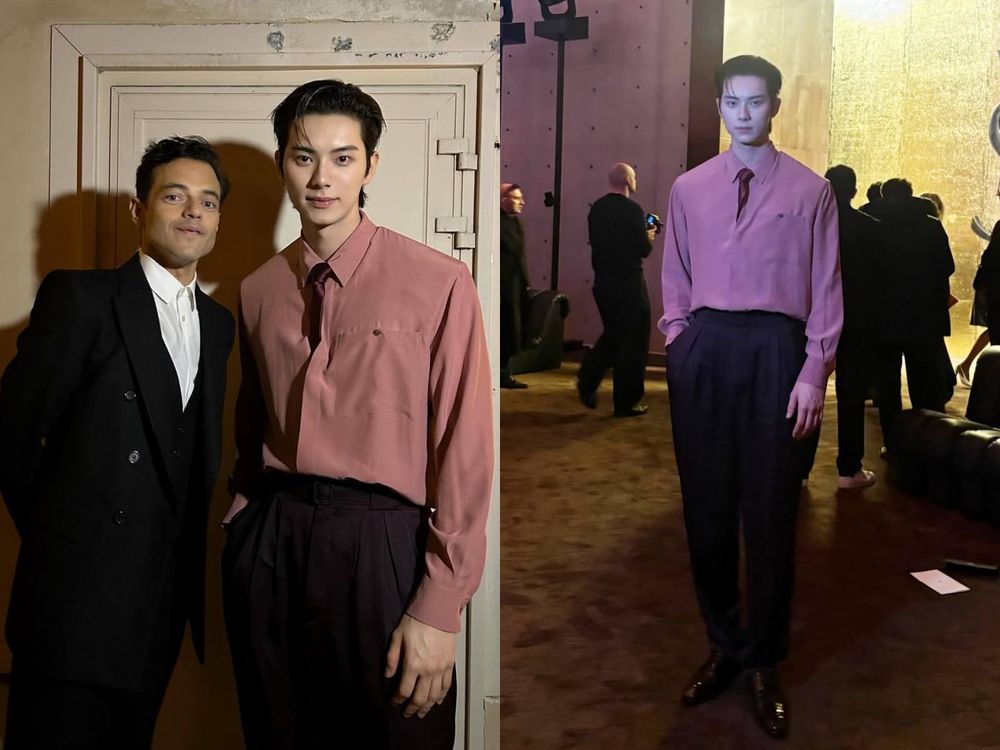 全場都在看他們！YSL男裝秀直接變男神大會！《暴君的廚師》李彩玟、NCT Ten帥暈！-2