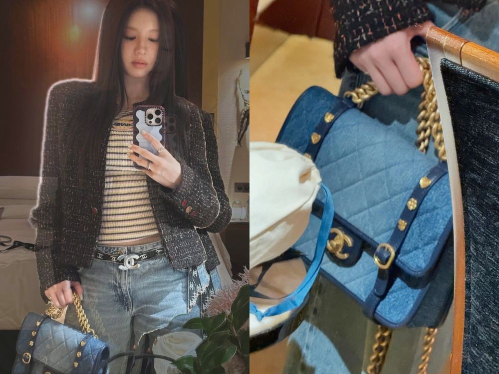 下戲也是行走的香奈兒！高允貞5款夢幻「香奈兒包」收藏盤點！爆火CHANEL 25、小書包她都有！-2