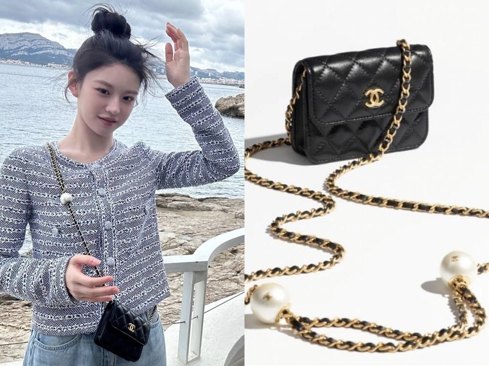 下戲也是行走的香奈兒！高允貞5款夢幻「香奈兒包」收藏盤點！爆火CHANEL 25、小書包她都有！-5
