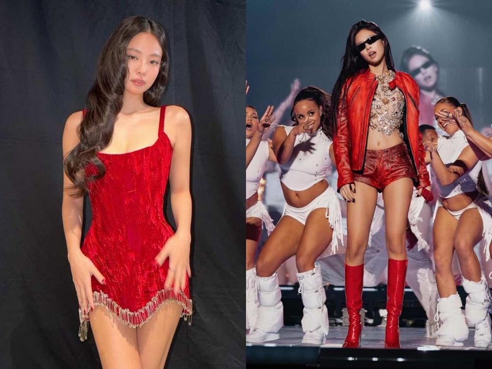 紅色本命就是她們！6位「最會穿紅色」女愛豆！Jennie根本駕馭之神、IVE Liz美出新高度！-5