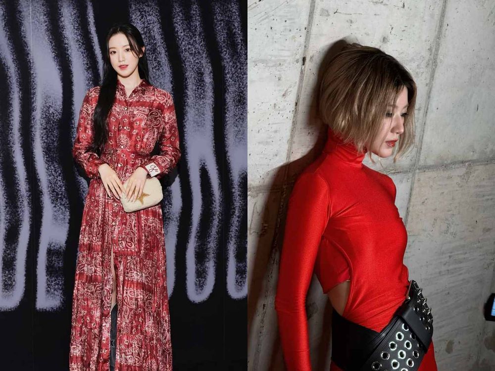 紅色本命就是她們！6位「最會穿紅色」女愛豆！Jennie根本駕馭之神、IVE Liz美出新高度！-13