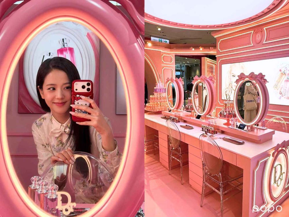 JISOO東京原宿同款化妝鏡打卡點！全台唯一「迪奧癮誘糖果快閃店」空降台北，買香水＋唇釉贈送美妝精品吊飾！-10