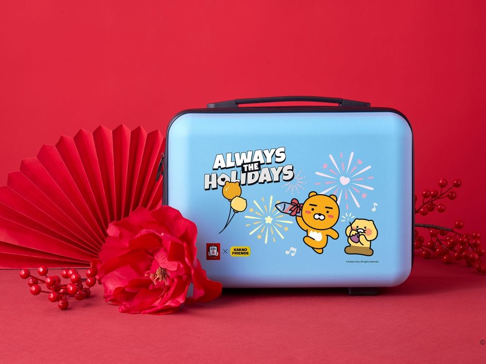 2026新年禮盒推薦！正官庄Kakao Friends聯名「活氣人蔘飲」禮盒可愛翻、滿額再送萊恩春植手提箱！-7
