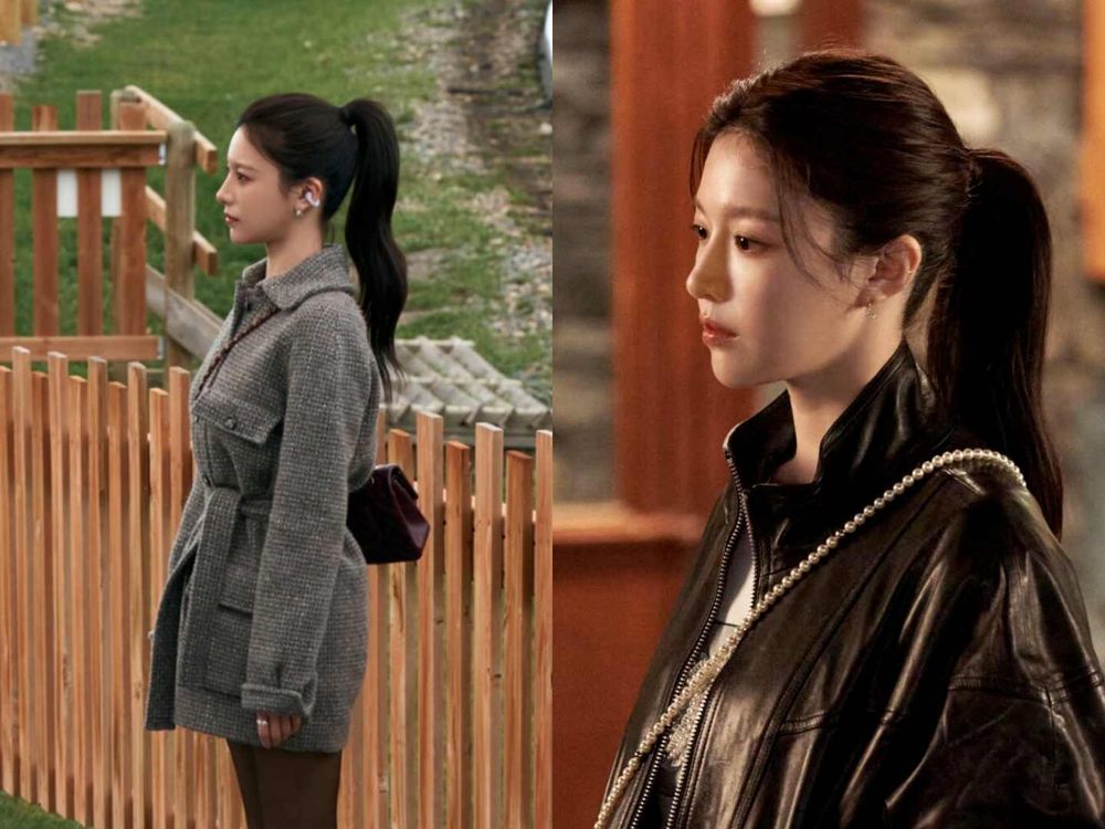 《愛情怎麼翻譯？》高允貞髮型分析！冷茶棕＋高層次剪、高顱頂馬尾、小臉瀏海到溫柔盤髮，車茂熙「瘦臉髮型公式」一次拆給你看！-2