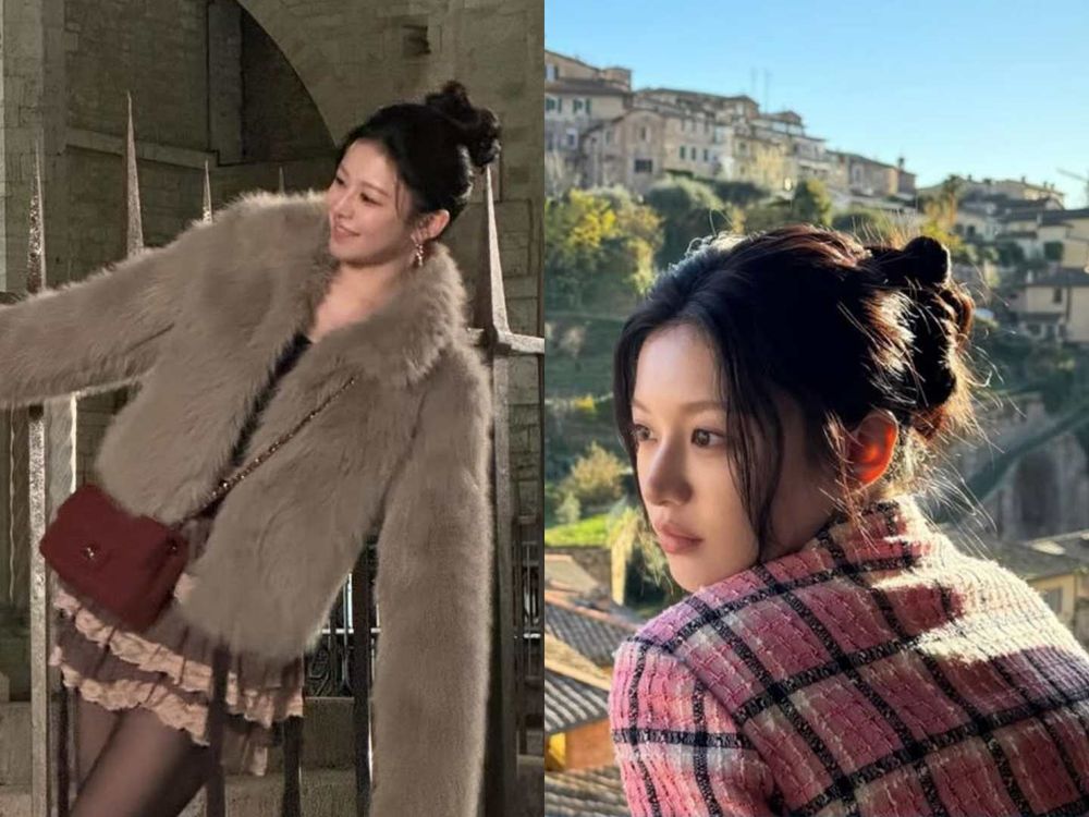 《愛情怎麼翻譯？》高允貞髮型分析！冷茶棕＋高層次剪、高顱頂馬尾、小臉瀏海到溫柔盤髮，車茂熙「瘦臉髮型公式」一次拆給你看！-8