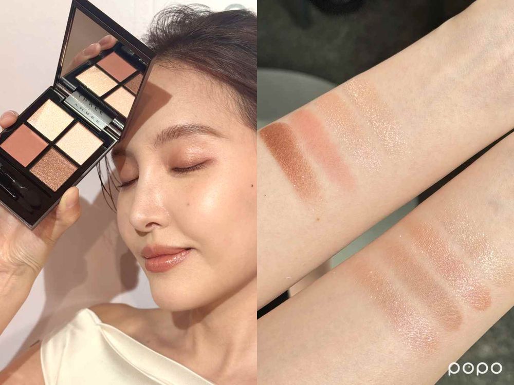 THREE 2026春季彩妝限定上市！四色眼影、潤澤唇膏注入春日柔和氛圍，限量茶香調香水重現「口中香」餘韻！-2