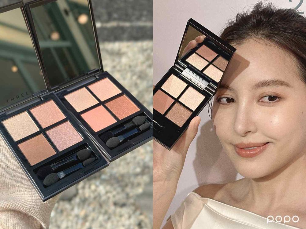 THREE 2026春季彩妝限定上市！四色眼影、潤澤唇膏注入春日柔和氛圍，限量茶香調香水重現「口中香」餘韻！-3