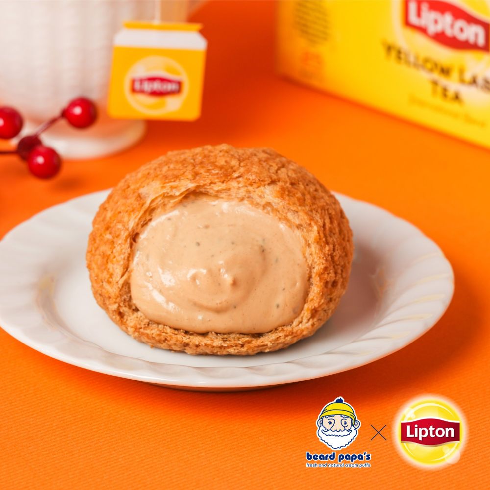 脆友狂討論甜點新品！哈根達斯「烤花生冰淇淋香菜堡」香氣超濃、beard papa's立頓奶茶泡芙太欠吃！-9