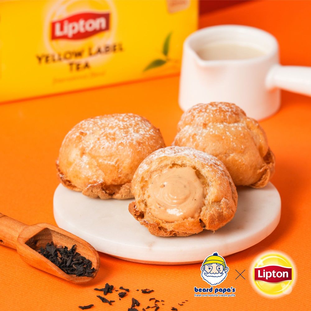 脆友狂討論甜點新品！哈根達斯「烤花生冰淇淋香菜堡」香氣超濃、beard papa's立頓奶茶泡芙太欠吃！-3