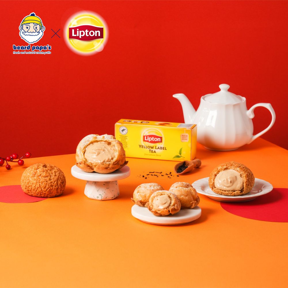 脆友狂討論甜點新品！哈根達斯「烤花生冰淇淋香菜堡」香氣超濃、beard papa's立頓奶茶泡芙太欠吃！-8