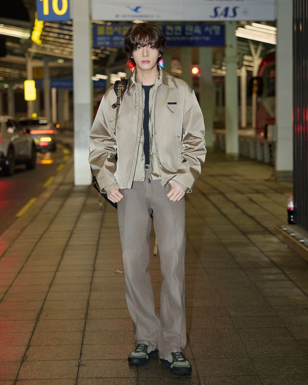 ENHYPEN出發來台！出席Prada活動確定七缺一！機場穿搭先帥翻全場、好期待看到本人！-1