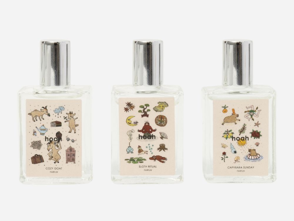 台灣質感品牌也跟上香水吊飾潮！hoah推出療癒系動物香氛滾珠瓶，搭配超可愛樹懶、水豚、山羊吊飾，掛包包上又潮又可愛！-11