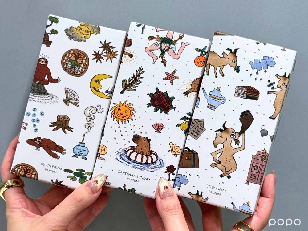 台灣質感品牌也跟上香水吊飾潮！hoah推出療癒系動物香氛滾珠瓶，搭配超可愛樹懶、水豚、山羊吊飾，掛包包上又潮又可愛！-13