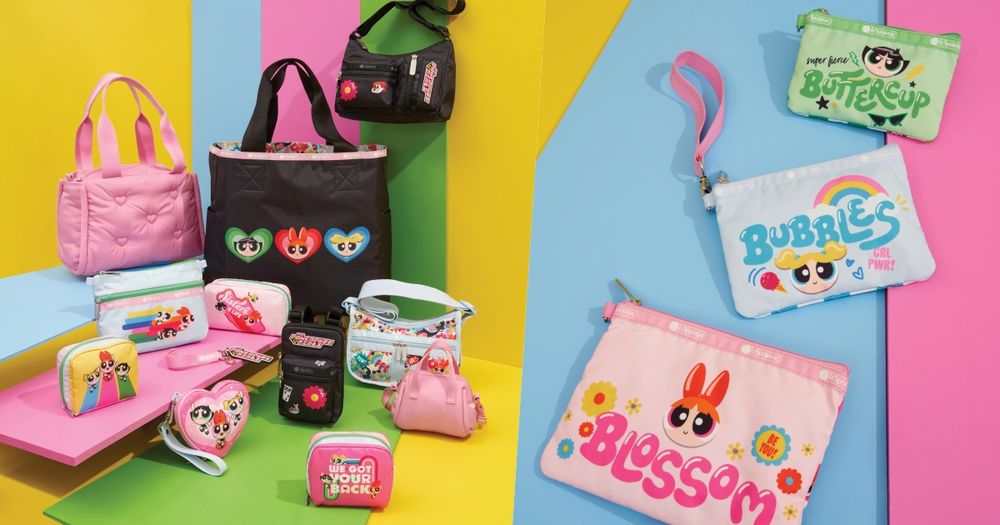 LeSportsac《飛天小女警》聯名也太可愛！花花、泡泡、毛毛收納包絕對要收！-1