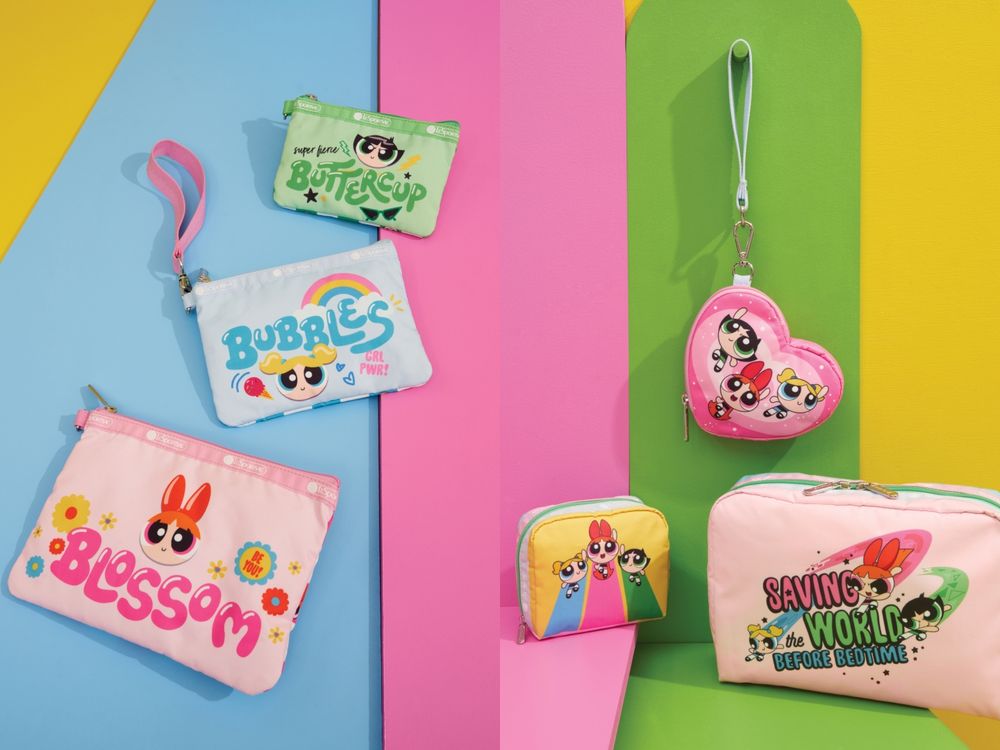 LeSportsac《飛天小女警》聯名也太可愛！花花、泡泡、毛毛收納包絕對要收！-4