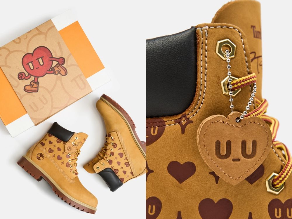 Timberland和Kurt Wu驚喜合作！愛心人悄悄攻佔經典黃靴，根本是情人節告白神器！-9