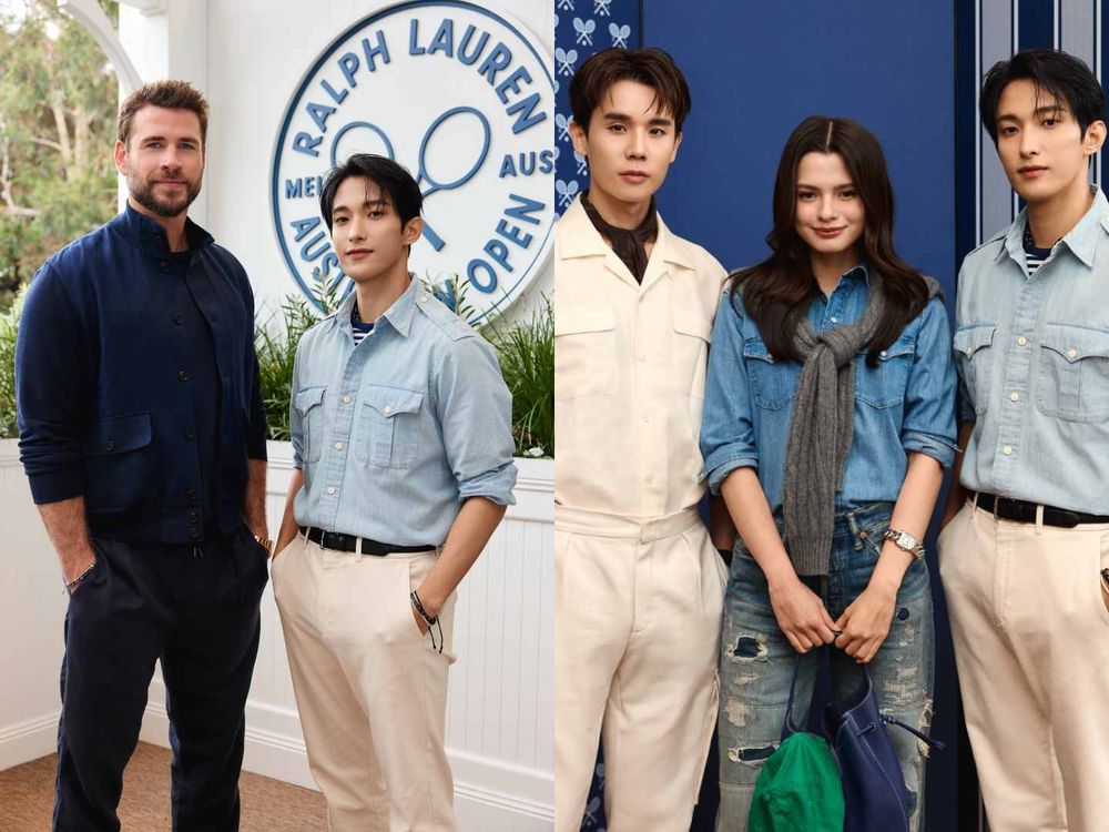 澳網公開賽變Ralph Lauren大型時裝秀！SVT DK、MEOVV Narin夢幻同框！泰星Becky也來了！-5