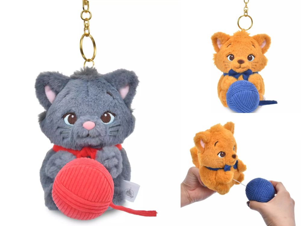 迪士尼2026貓之日限定周邊也太萌！巨大魯斯佛玩偶、費加洛玩毛線球吊飾、搖尾巴貓咪時鐘全都太欠買！-9