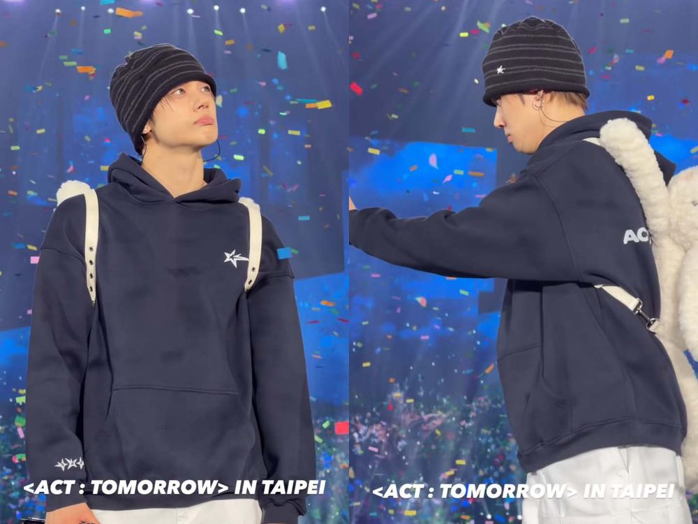 全網都在問！TXT然竣大巨蛋巡演同款「兔子後背包」找到了！秀彬也背過、MOA們快放進購物車！-4