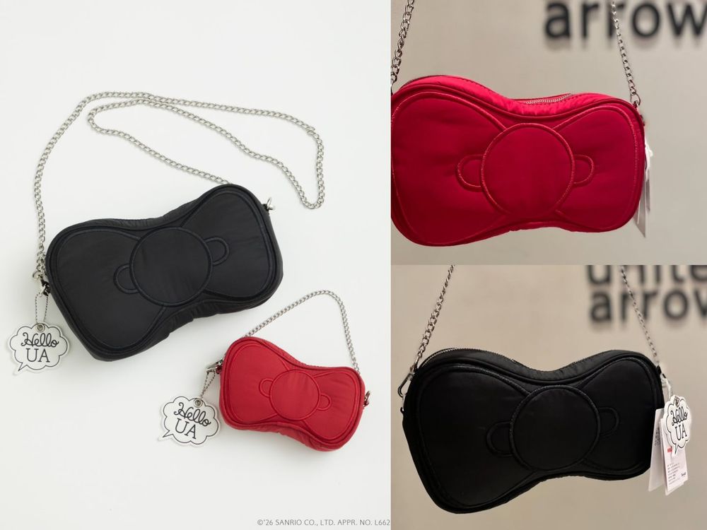 輪到日牌UNITED ARROWS出手！推出Kitty系列「探頭小吊飾、蕾絲手帕」想全掃進購物車！-13