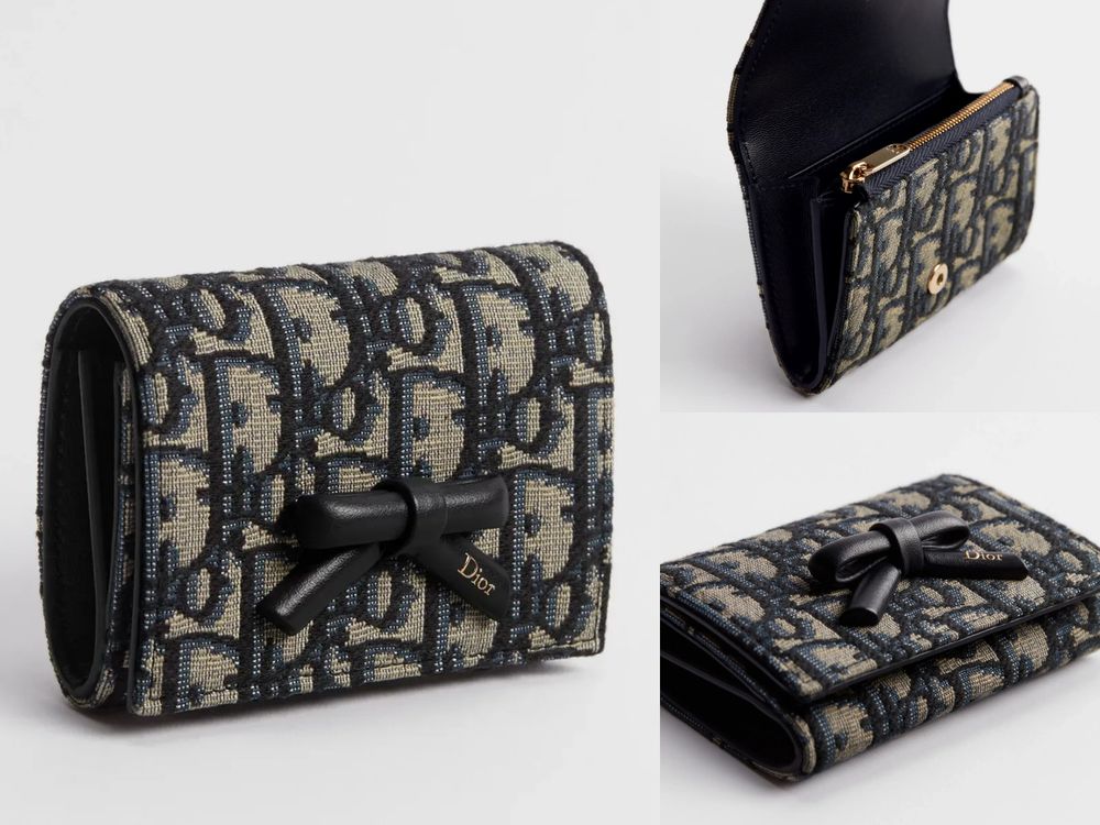 脆友暴動！Dior超夢幻「蝴蝶結小皮件」上架！少女心直接噴發、新年換皮夾就它了！-3