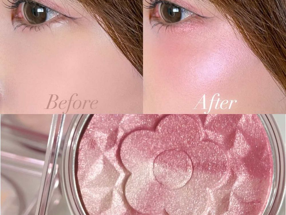 把鑽石刷上臉！日本網美最愛MARY QUANT姐妹牌DAISY DOLL「小花漸層腮紅」，讓血色感與透明光一次到位！-6