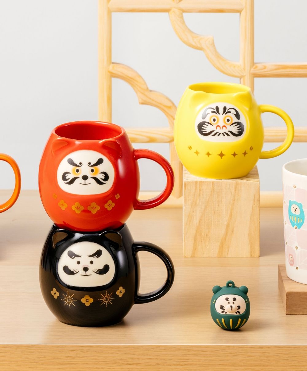 2026新春必買開運小物！星巴克達摩系列「達摩小熊玩偶、招財達摩馬克杯、刺繡提袋」全都太欠買！-10