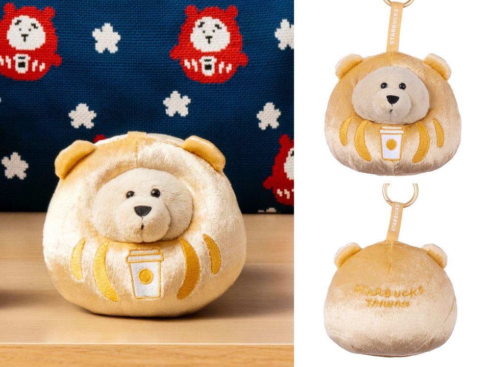 2026新春必買開運小物！星巴克達摩系列「達摩小熊玩偶、招財達摩馬克杯、刺繡提袋」全都太欠買！-3
