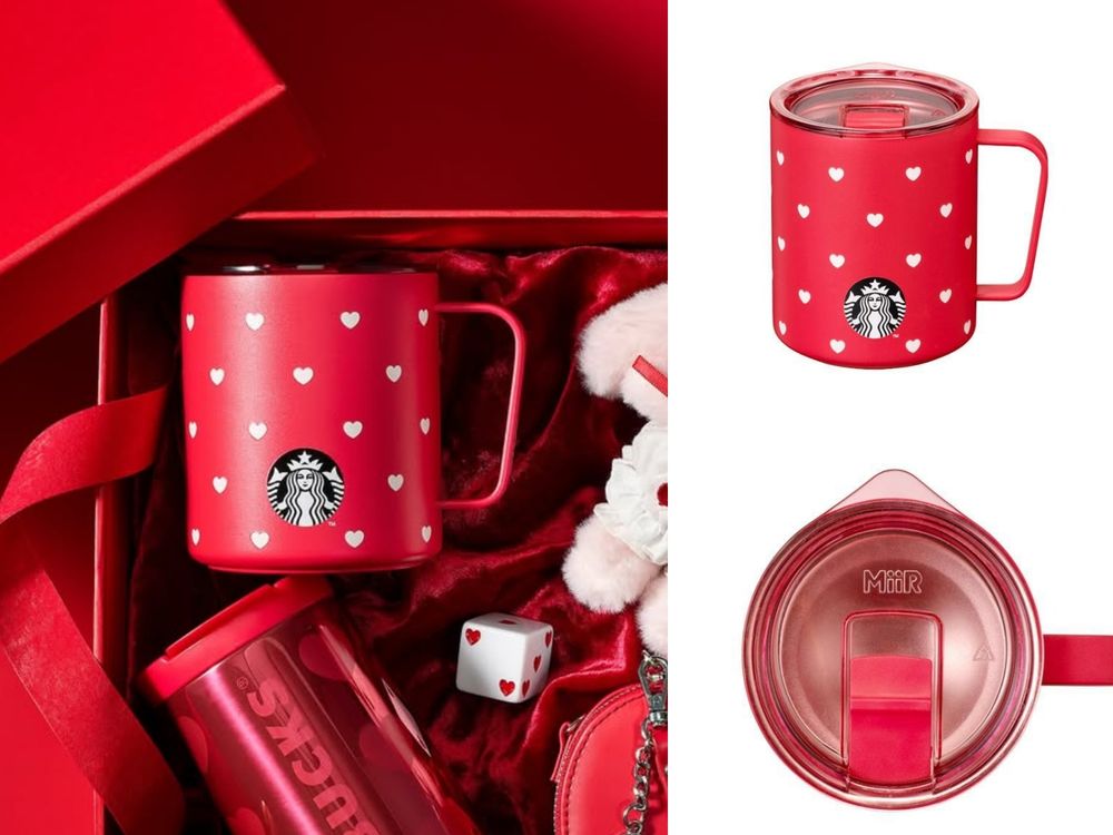 韓國星巴克2026情人節限定周邊太可愛！「頭巾兔兔鑰匙圈、愛心小白兔馬克杯」韓妞都狂搶！-6