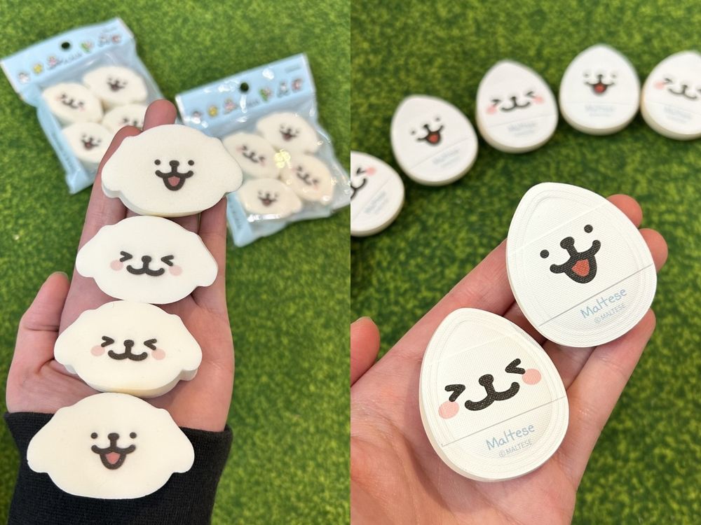 可愛即是正義！紅遍全球IP萌物席捲康是美，線條小狗舒芙蕾海綿、MilleFée拉拉熊聯名粉撲，每次化妝都被療癒到了！-6