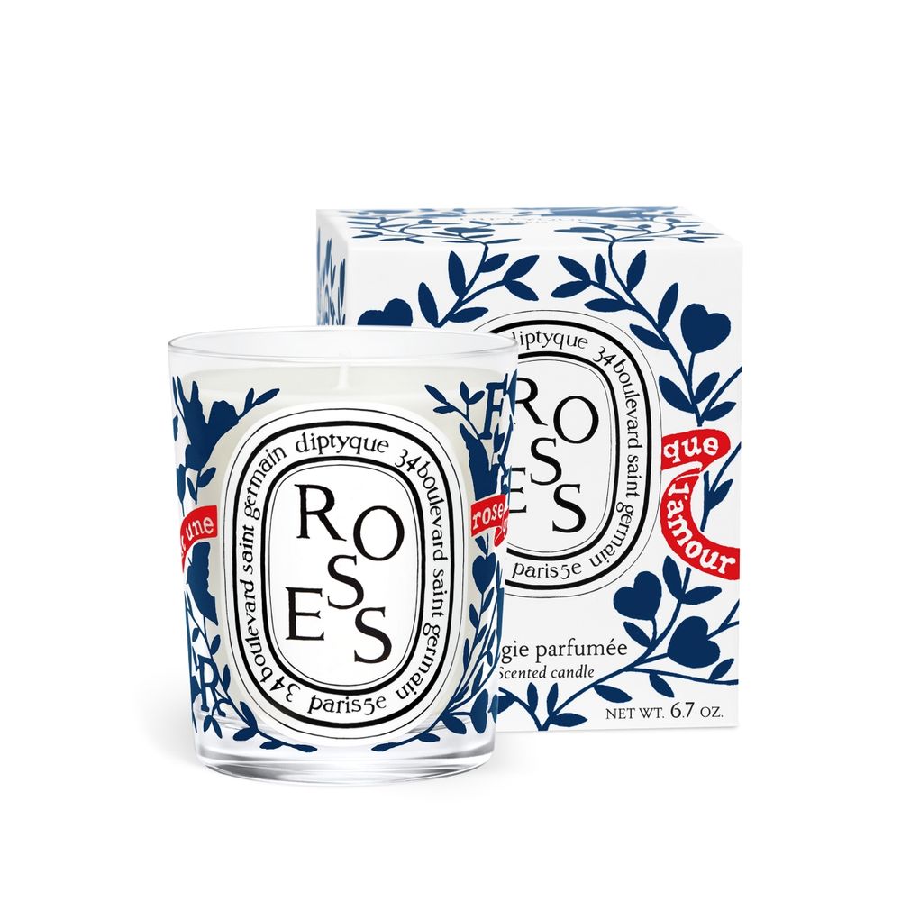 2026情人節送禮首選！Diptyque攜手陶藝師打造限量玫瑰香氛蠟燭、精品陶瓷托盤，紅藍交織色彩演繹法式浪漫！-4