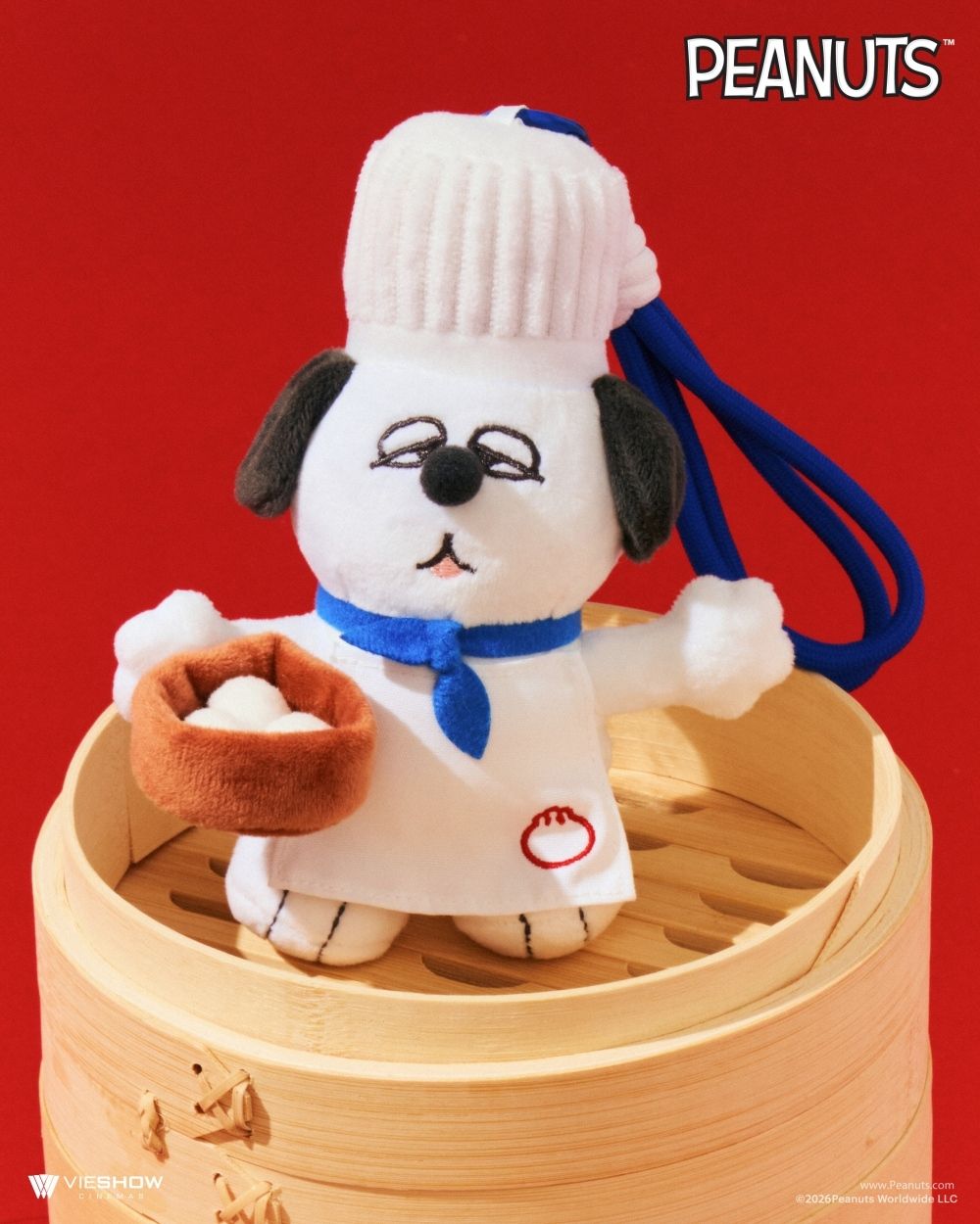 威秀影城把史努比變成小籠包了！超呆萌「史努比鮮蝦小籠包、點心師傅歐拉夫吊飾」這天可愛開賣！-4