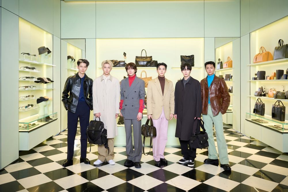 ENGENE今天好幸福！ENHYPEN降臨PRADA微風南山開幕活動！男神們邊走邊飯撒、太寵粉了！-3