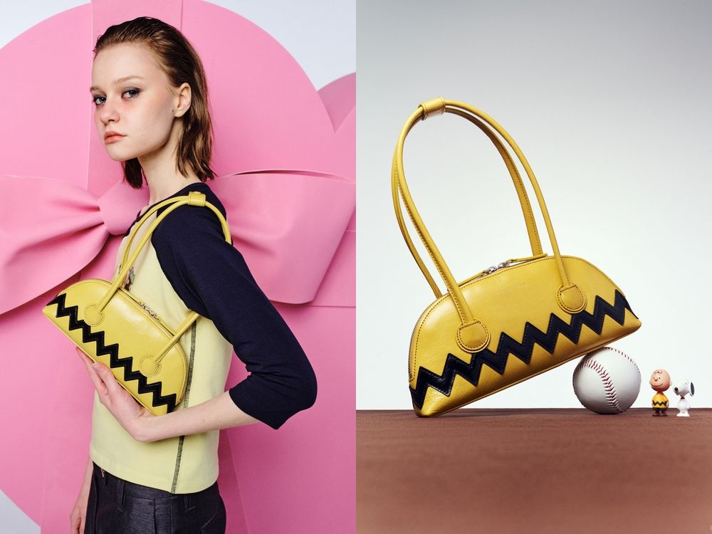 粉紅史努比包包也太夢幻！韓國爆紅品牌Marge Sherwood聯名PEANUTS、包包都超好看！-5