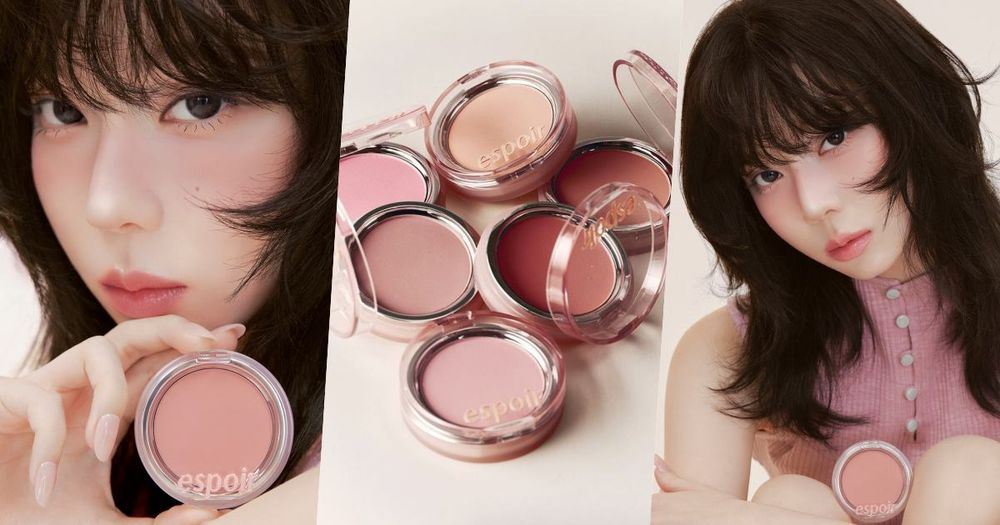 一上市就熱賣缺貨！2026早春韓國話題「磨皮腮紅」，Winter同款雙色疊刷公式必收藏，顯氣色又超有氛圍感！-1