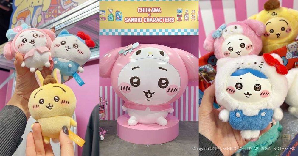 吉伊卡哇×三麗鷗快閃店來了！超可愛「Hello Kitty小八玩偶、布丁狗烏薩奇吊飾」必買周邊一次看！-1