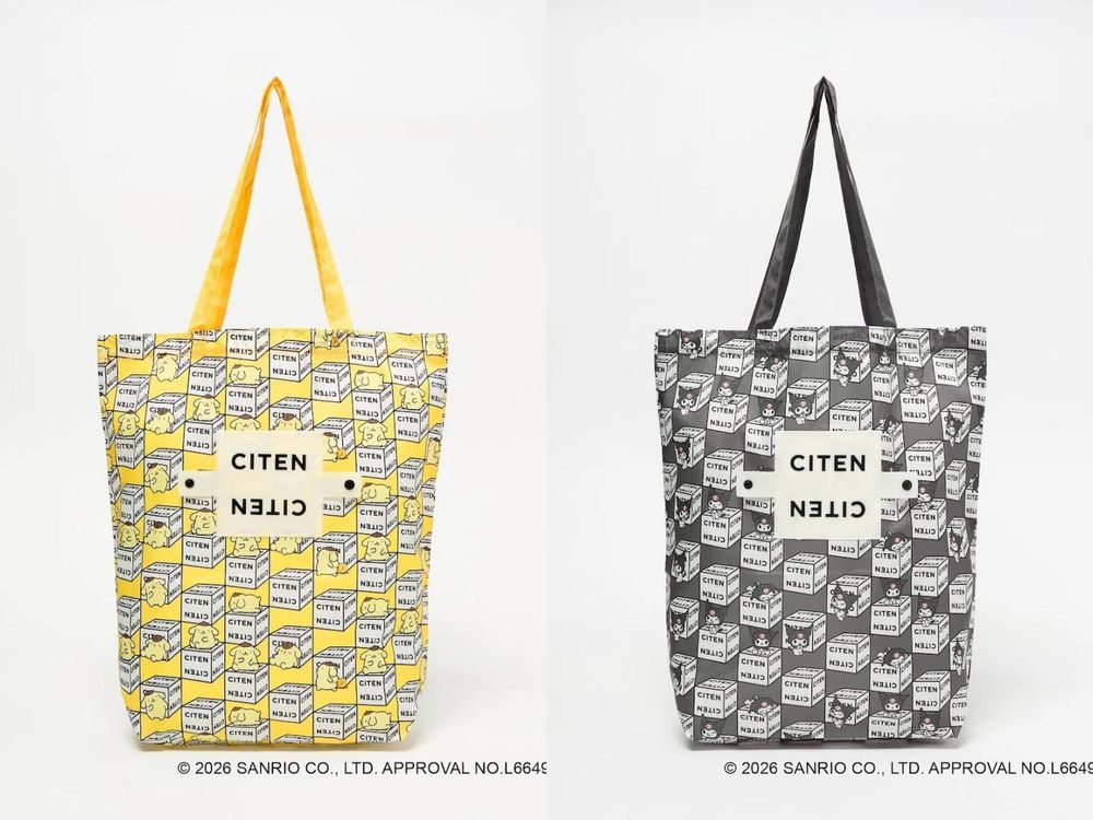 又被三麗鷗聯名可愛到！日牌CITEN推出「Kitty托特包、大耳狗化妝包」準備衝日本掃貨！-5
