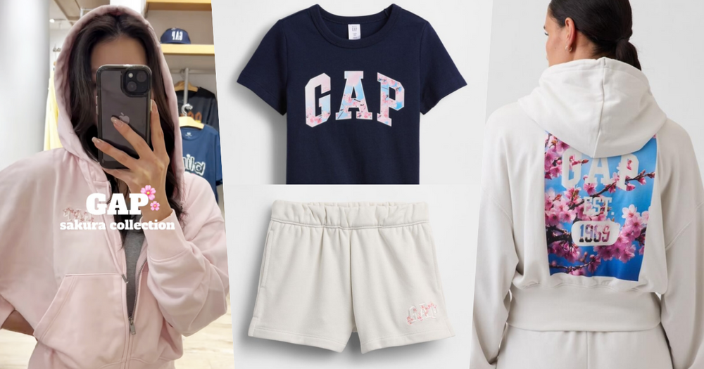 日妞都買這件！Gap日本限定「櫻花系列」台灣也有了！粉色軟綿外套、衛衣每一款都想收！-1