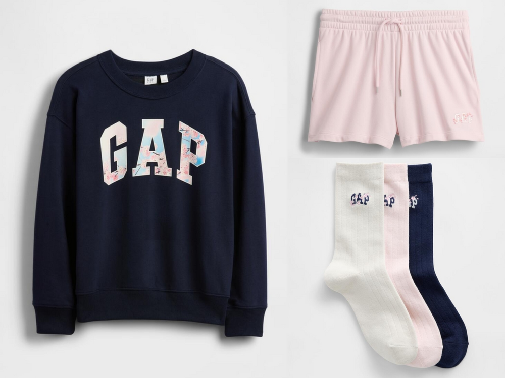 日妞都買這件！Gap日本限定「櫻花系列」台灣也有了！粉色軟綿外套、衛衣每一款都想收！-5