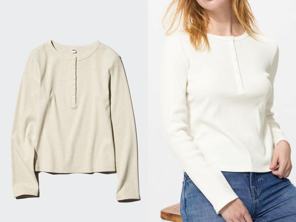 韓妞都買這幾樣！韓國UNIQLO熱銷5大爆品出爐！C系列襯衫呼聲高、亨利領上衣根本人人包色！-6