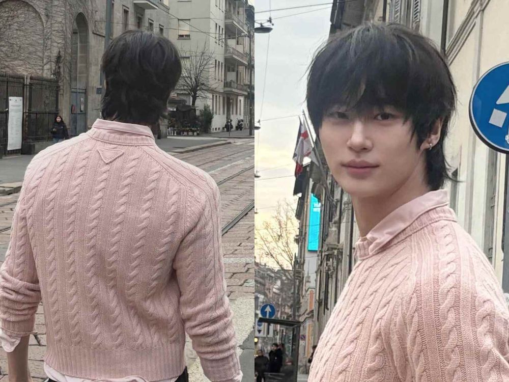 2026時裝週韓星髮型秀！Karina麻花低盤髮、Jennie微捲綁髮，Stray Kids鉉辰層次中長髮帥翻迪奧秀場！-11