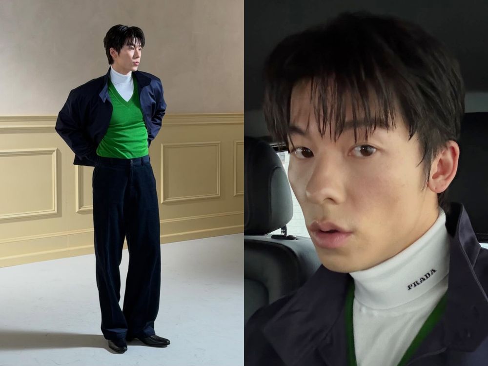 2026時裝週韓星髮型秀！Karina麻花低盤髮、Jennie微捲綁髮，Stray Kids鉉辰層次中長髮帥翻迪奧秀場！-14