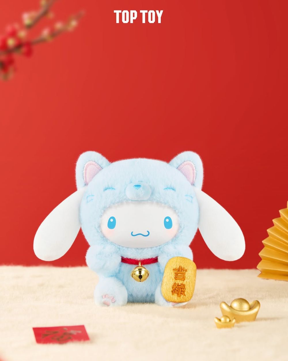 7-11開賣超可愛「三麗鷗招財貓」公仔盲盒！「白色招福貓Hello Kitty、藍貓大耳狗」全都太欠買！-11