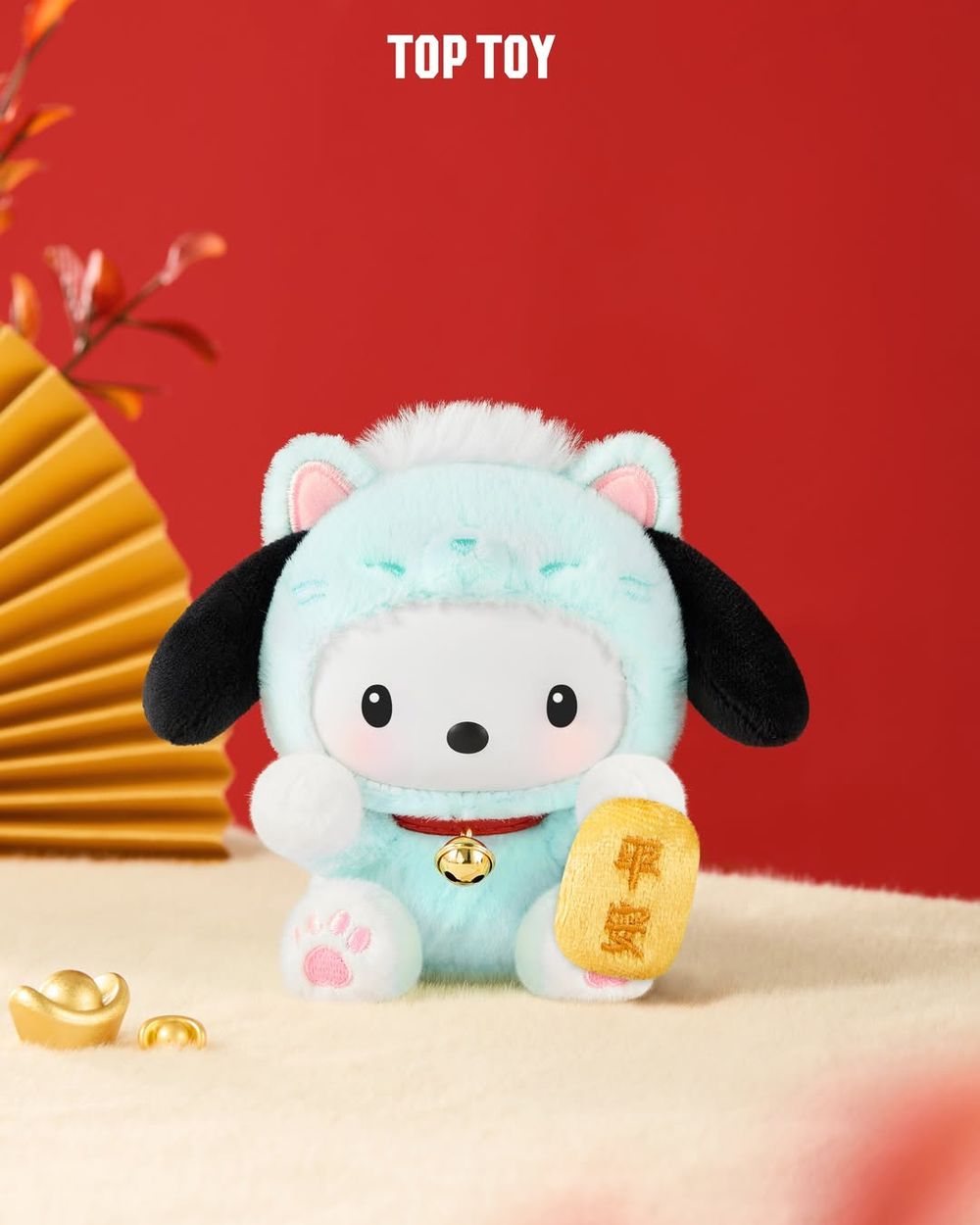 7-11開賣超可愛「三麗鷗招財貓」公仔盲盒！「白色招福貓Hello Kitty、藍貓大耳狗」全都太欠買！-4