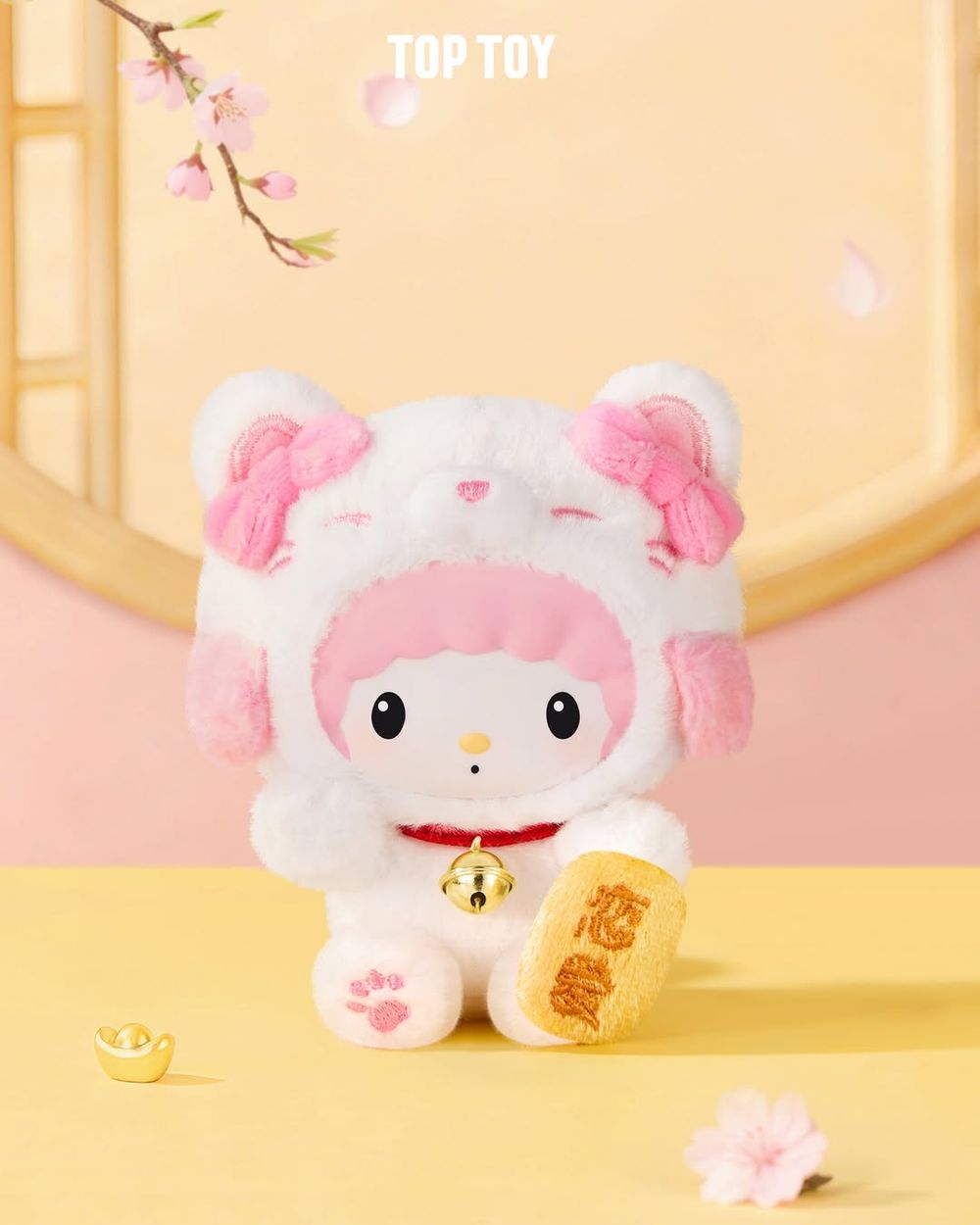 7-11開賣超可愛「三麗鷗招財貓」公仔盲盒！「白色招福貓Hello Kitty、藍貓大耳狗」全都太欠買！-7