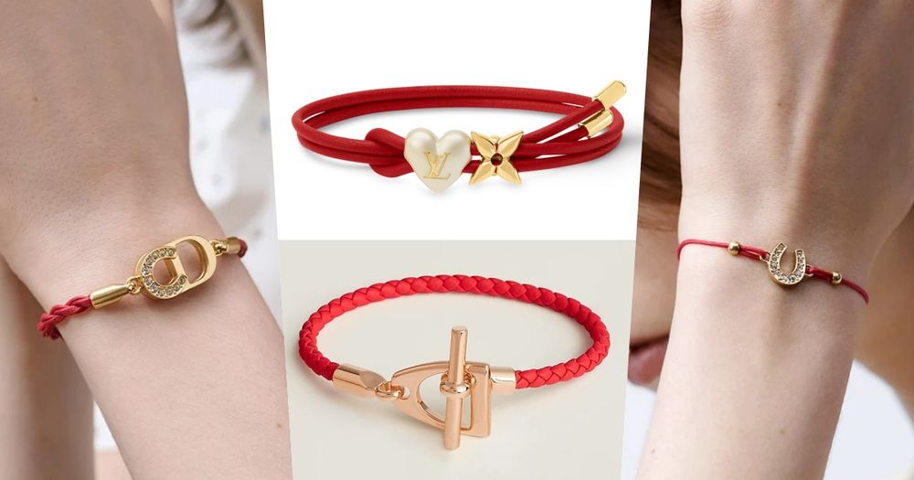 快施展招財魔法！2026精品紅繩手環Top8推薦！Dior、愛馬仕、LV...戴上好運都纏上你！-1