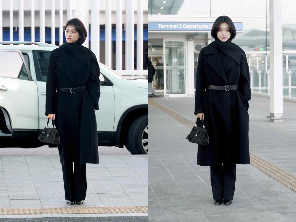 Ralph Lauren女神出發紐約大秀！老錢穿搭還得看Krystal、機場回眸甜笑迷暈全網！-5