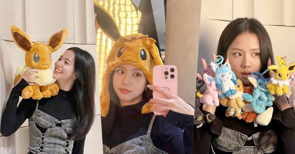 BLINK下一個要搶的是它！Jisoo社群狂曬「寶可夢伊布」超可愛合照、未來還會有聯名周邊？！-1