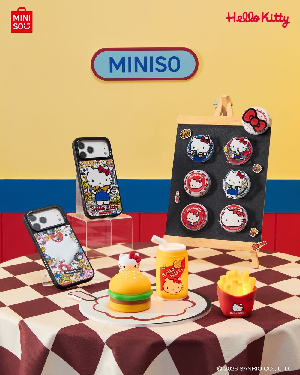 三麗鷗戰場再加一！MINISO驚喜聯名Hello Kitty！「薯條Kitty、大頭冰淇淋」全網坐等開賣！-3
